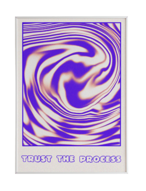 Trust the process violet et rose
